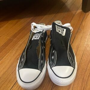 Converse Kids Black Canvas Shoes